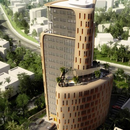 MAX Architects project Ramzi Towers Birds Eye View